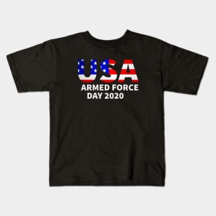 usa armed force day 2020 Kids T-Shirt